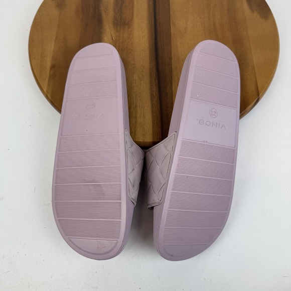 New NWOB Mens Vince Watley Purple Weave Comfort Casual Slides Sandals Size 13 M - Picture 8 of 9